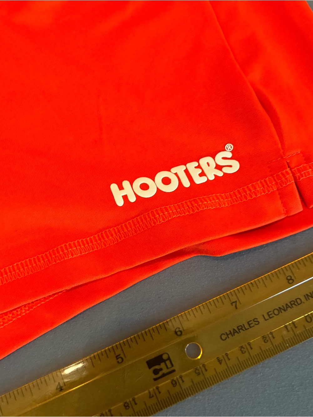 Hooters Bright Orange Athletic Shorts - Picture 6 of 9